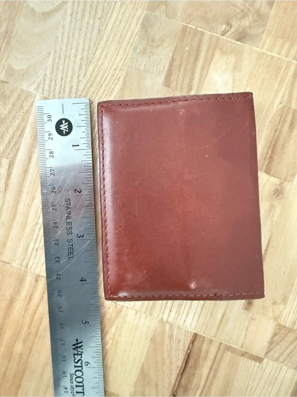 Tommy Bahama brown leather money clip wallet